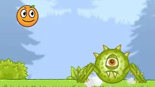 Несносный красный шарик 5, уровни 226-239 и Мега босс Паук.Red Ball 5 boss. Прохождение красный шар
