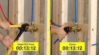 PEX PRESS vs CLAMP: Which one is faster? | Viega