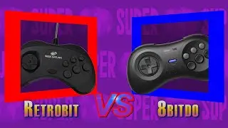 8bitdo VS Retro bit Sega saturn pad review, comparison