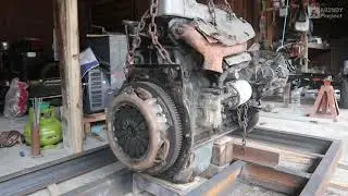 Membuat Sasis / Rangka Generator dengan mesin Truck Mitsubishi, Part 1