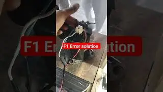inverter  AC Pcb F1 Error  Solution