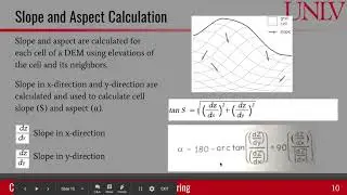 Calculate slope and aspect from DEM