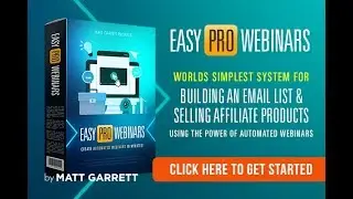 Easy Pro Webinars Demo | Create webinars automatically in just 1 minute