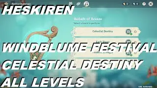 Genshin Impact #65  -  |  Celestial Destiny 1-2-3-4 |  -  Windblume Festival Event