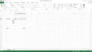 Excel  2013 Tutorial - How to Calculate  the Percent Distribution with a Total Cell