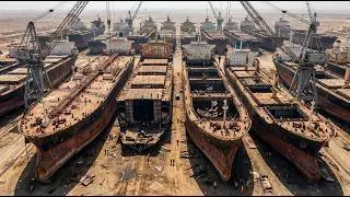 Where Do 90,000-Ton Ships Vanish? Inside the World's Largest Scrapyard
