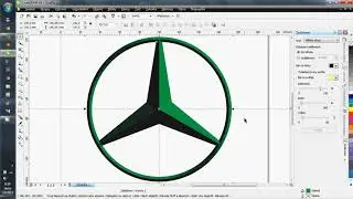 Cvičení pro Corel Draw - logo Mercedes-Benz