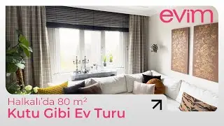 80 m² Modern House Tour in Halkalı, Istanbul | Small House Decorating Ideas