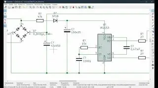 Часть 1.  Разработка платы для блока питания на IR2153 в программе PKad.