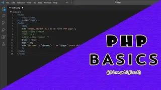 PHP Basics (Simplified)