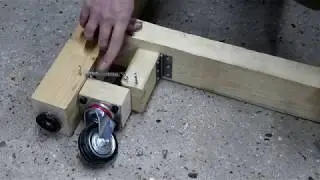 CNC Table with leveling feet AND WHEELS!