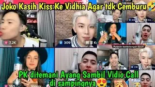 ✨Omegod Joko Kiss Bininya Depan Kris dan Sugeng‼️Joko Pk ditemani Pawangnya sambil Vidio Call🤣