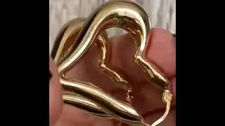 Роскошные золотые серьги