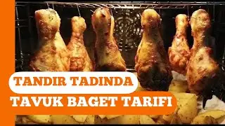 Fırın Izgarada Tandır Usulü Askıda Tavuk Baget Tarifi Nasıl Yapılır / Fırında Tavuk Tarifi