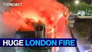Huge London Tower Fire Being Battled By 200 Firefighters