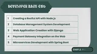 Best 5 Simple Projection Developer back-End #top5  #mostpopular #prosolveguide
