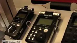 AES 2009 Tascam Portable Recorders First Look