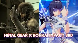 Metal Gear x Honkai Impact (Raiden Move set Reference) Raiden New Outfit!!