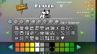 Все скины ютуберов geometry dash