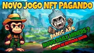 Panic APES - Novo jogo NFT PAGANDO !