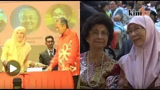 Aksi Tun M-Izzah 'sepentas', Kak Wan-Siti Hasmah 'mesra'