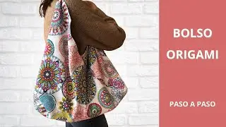 Bolso Origami de tela paso a paso