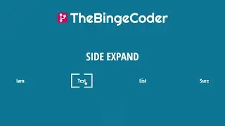 Side Expand List Hover Animation | CSS Solid Border & Before/After | HTML/CSS/SASS Tutorial | #12