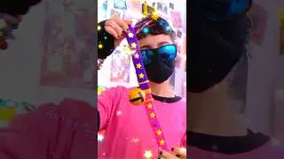 Bell choker X33🎀💜🌈💫°.•!!~ || #artist #craft #handmade #beyourself #accessories #fyp #keşfet