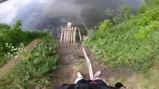 Застройщик омского дендропарка выкачивает озеро у Старозагородной рощи