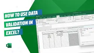 How to Use Data Validation in Excel? | Advanced Tutorials
