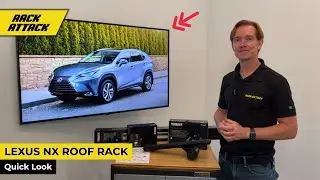 2015-2022+ LEXUS NX 5-dr SUV with Flush Side Rails - Best Thule's Roof Rack Crossbars