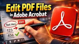 How to Adobe Acrobat Edit PDF files | edit PDF with Adobe Acrobat