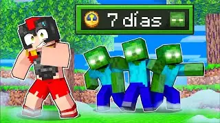 I survived an EXTREME ZOMBIE APOCALYPSE for 7 DAYS in Minecraft