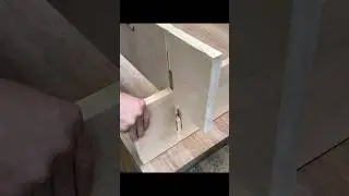 This is a cross-connection method #making #woodworking #diy #woodworker#joint