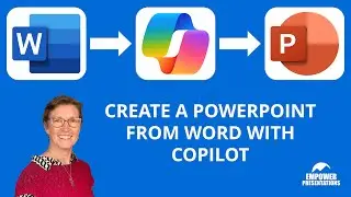 Create a PowerPoint from Word with Copilot