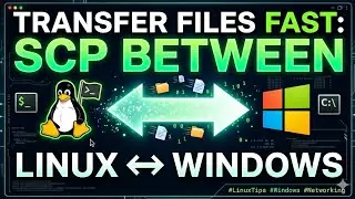 Transfer files FAST | SCP between Linux and Windows | Linux Tricks