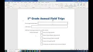 Fillable, Accessible Forms #01 - Design the Form in Word