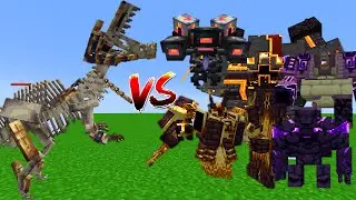 Completed Ancient Remnant(L_Ender's Cataclysm) Vs L_Ender's Cataclysm Bosses - Minecraft Mob Battle