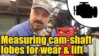 Toyota Rav4 measuring cam shaft lobes for wear & valve opening Ep 12 
