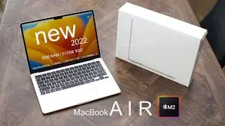New Macbook Air M2 Starlight | Unboxing and first impressions