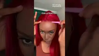 26INCH STRAIGHT RED FRONTAL HUMAN HAIR WIG FROM SHEIN?!