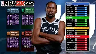 NEW GLITCHED 6'10 KEVIN DURANT BUILD in NBA 2K22