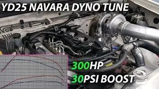 300hp YD25 D22 Navara Dyno Tune