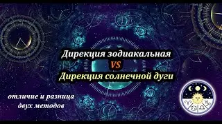 Zodiac Direction vs. Solar Arc