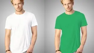 How To Change White T Shirt Color in Photoshop