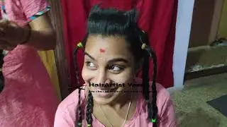 25 yrs Young Girl Headshave | Clipper Headshave | Buzzcut |Napeshave | Hairdonation | 8095559333
