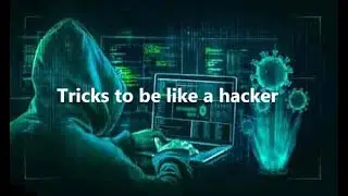 Trick to be like a hacker {CMD trick}