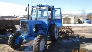 МТЗ 82 С  КУЛЬТИВАТОРОМ КПС-4