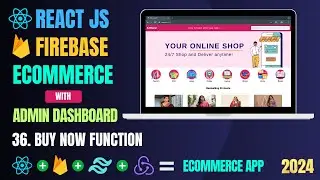 Build Ecommerce App with React And Firebase | Buy Now Function | React Projects For Beginners #36