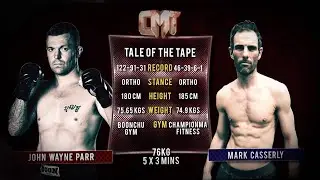 John Wayne Parr Vs Mark Casserly - Caged Muay Thai 7